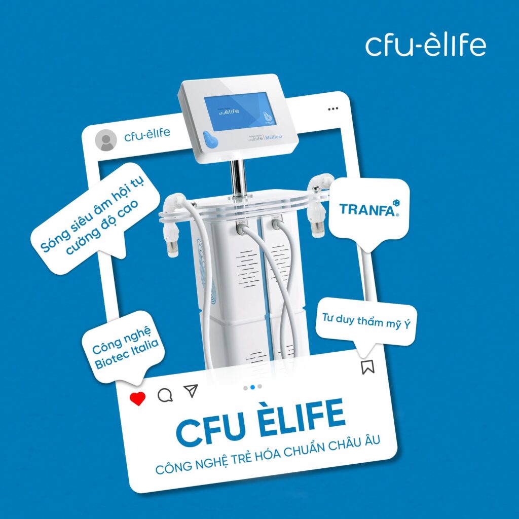 CFU Èlife - Máy trẻ hóa da mặt không đau đến từ Biotec Italia