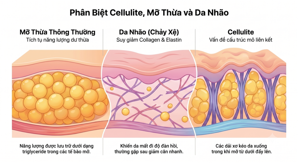 Nhận biết đâu là Cellulite
