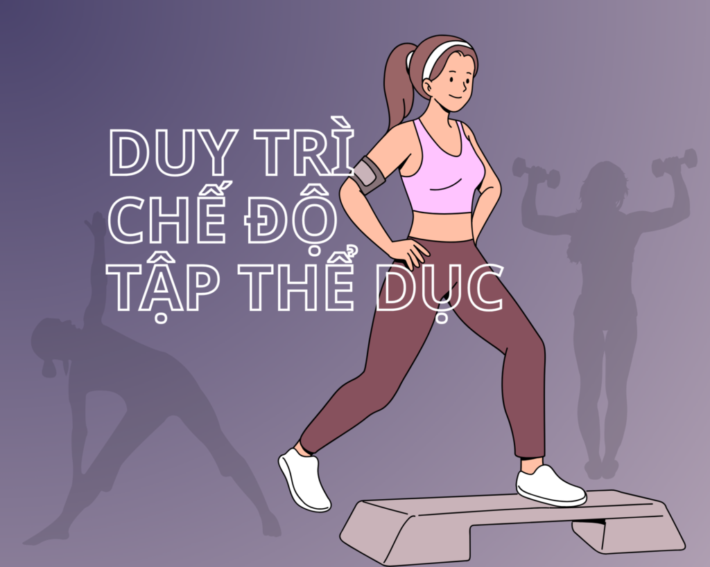 Duy trì chế độ tập thể dục để giảm tình trạng da sần vỏ cam